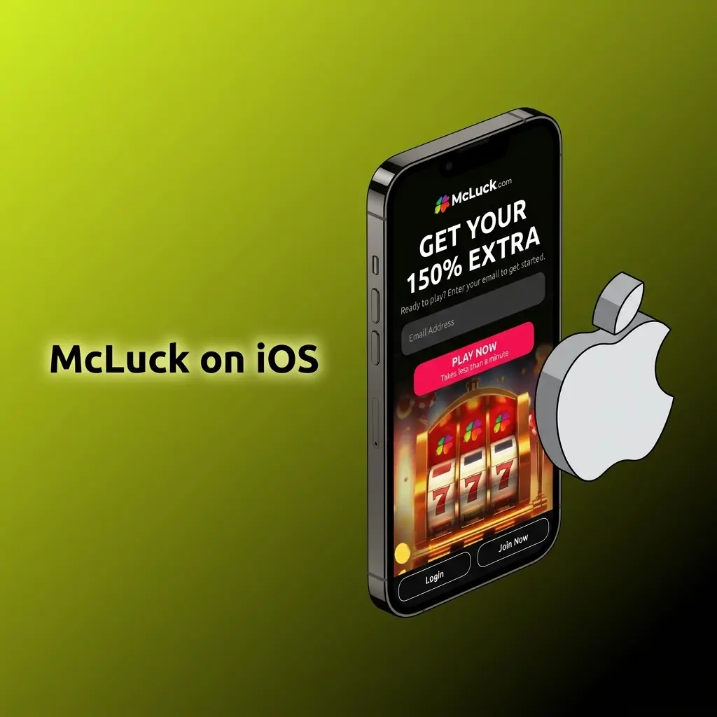 McLuck iOS app download guide for iPhone and iPad showing App Store installation steps for iOS 13.0 and later