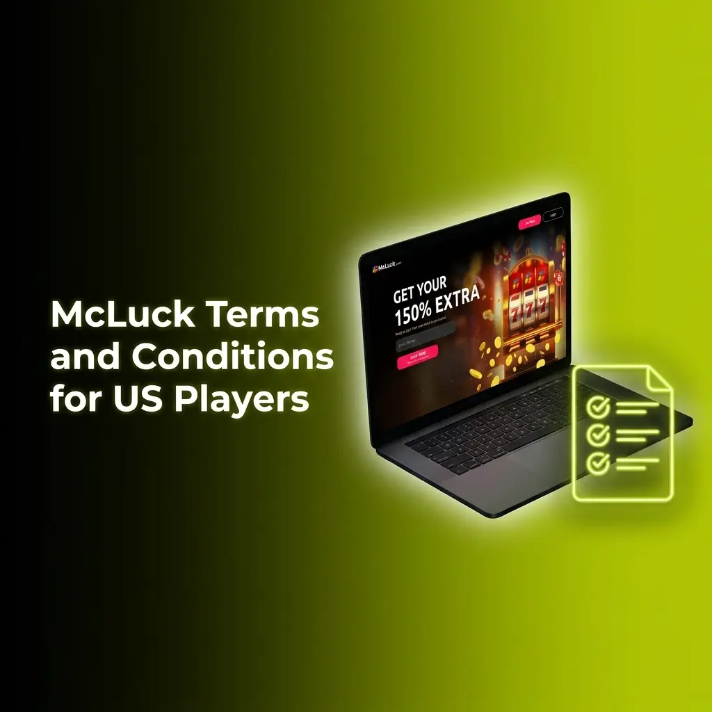 McLuck Terms and Conditions for US players covering age requirements, eligible states, account rules, and Sweeps Coins redemption