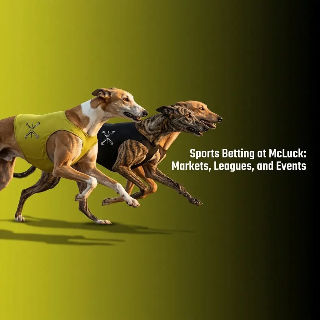 McLuck sportsbook interface showing betting markets for US leagues and international sports with live odds and prop bets